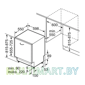Посудомоечная машина Bosch SMV24AX04E картинка 7